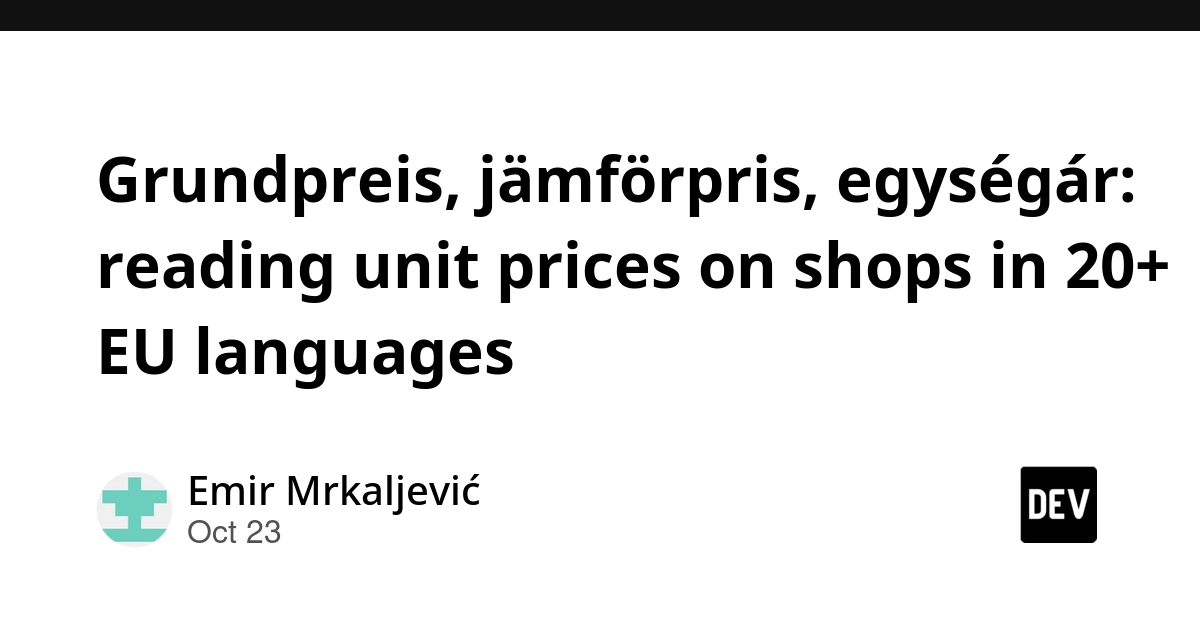 Decoding the Price Tag: How One Developer is Weaponizing Unit Pricing Against Shrinkflation