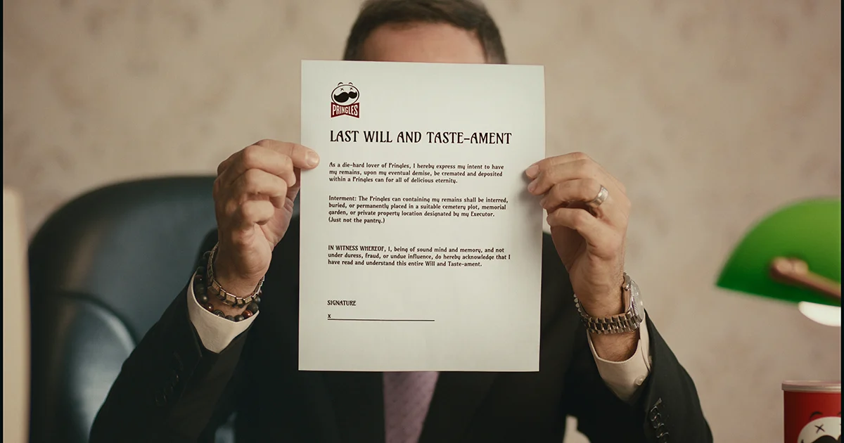 Eternal Snacking: Pringles Embraces Macabre Marketing with “Once You Drop” Campaign