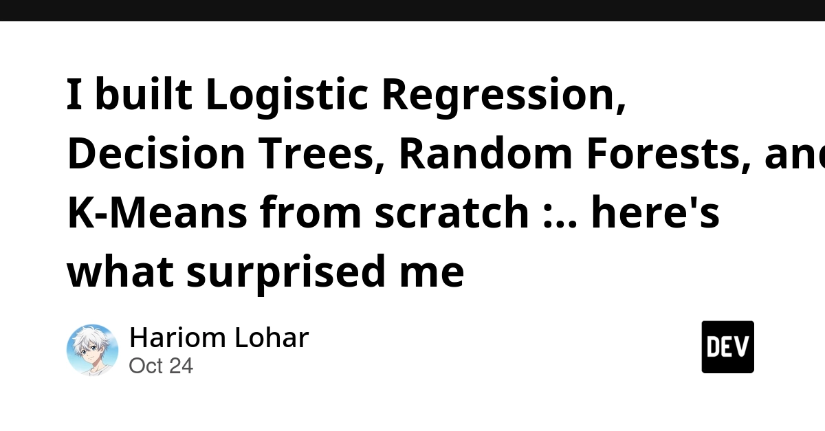 From Scratch to Scikit: A Deep Dive into the Mechanics of Machine Learning