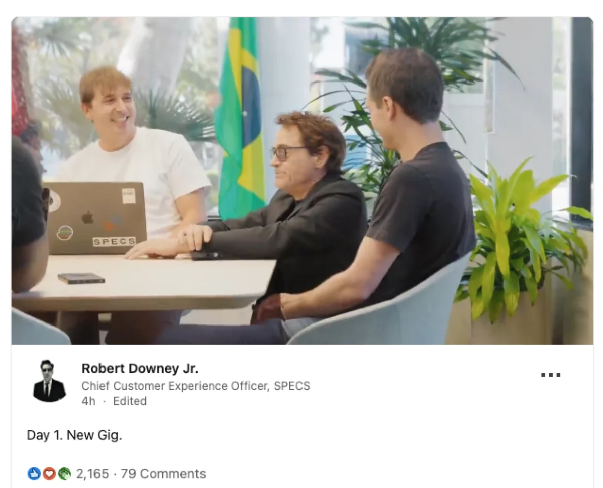 Life Imitates Art: Robert Downey Jr. Brings the "Stark" Vision to Snap’s New AR Frontier