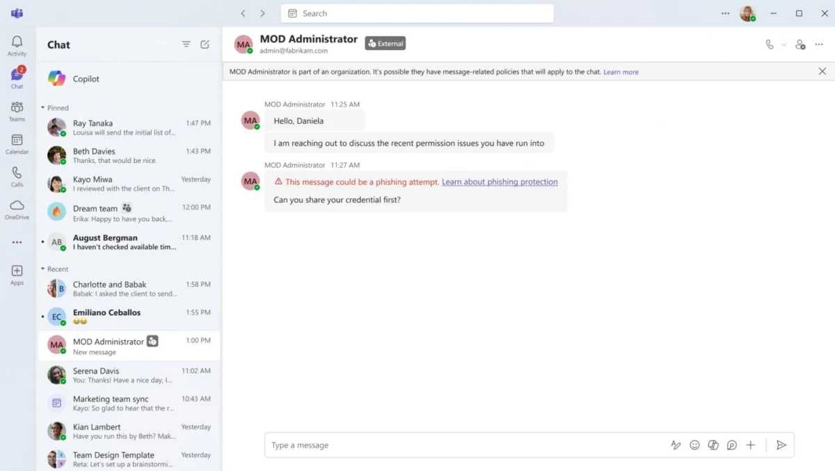 Microsoft Bolsters Teams Security with Advanced AI-Powered Phishing Detection