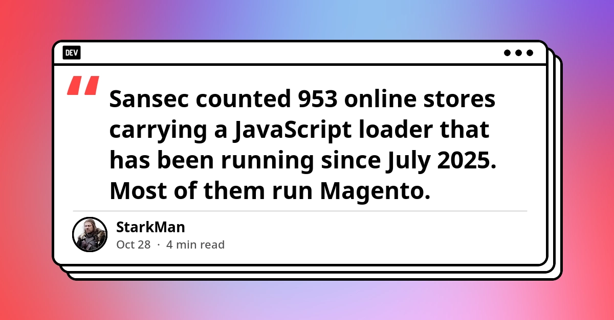 Stealth and Persistence: The Sophisticated Campaign Targeting 953 Magento Stores
